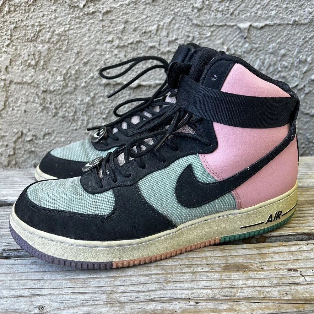 Nike Shoes Men Size 8.5 Air Force 1 High Have A Nike Day. Bleached Coral Jade